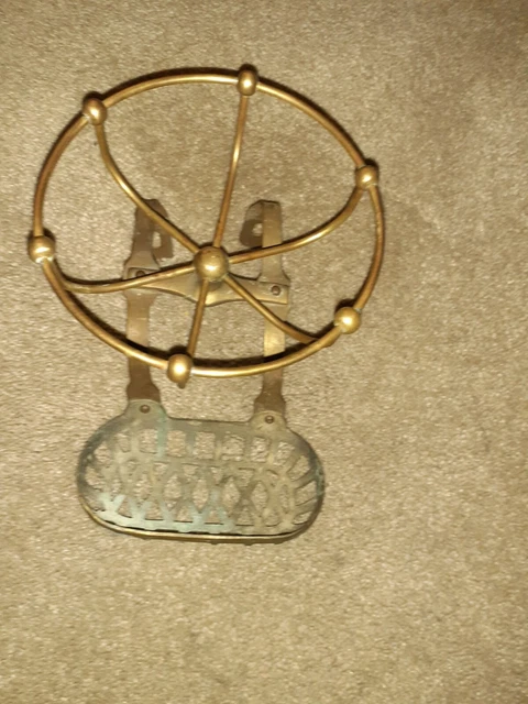 Antique Claw Foot Tub Brass Soap Holder, Victorian