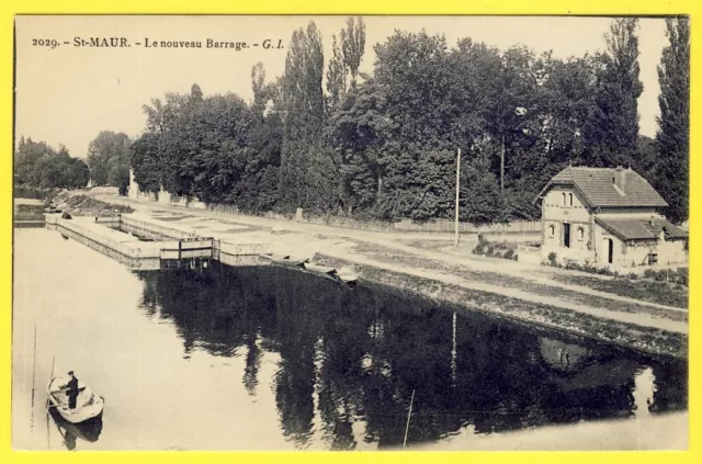 cpa 94 - SAINT MAUR des FOSSÉS (Val de Marne) Le Nouveau BARRAGE