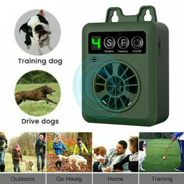 Ultraschall Anti Bell Gerät Schmerzfreie Hunderkontrolle Trainingshilfe Outdoor