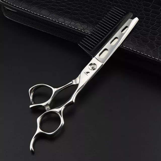 1Pcs Professional 2 In 1 Hair Scissors With Comb Haircut Barber Scissors 2