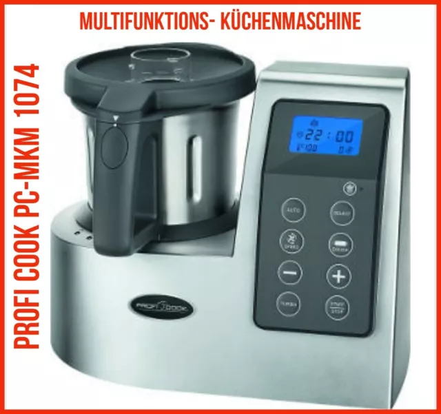 PROFI COOK PC-MKM 1074 Küchenmaschine mit 9 Geschwindigkeiten  UVP: 429,-