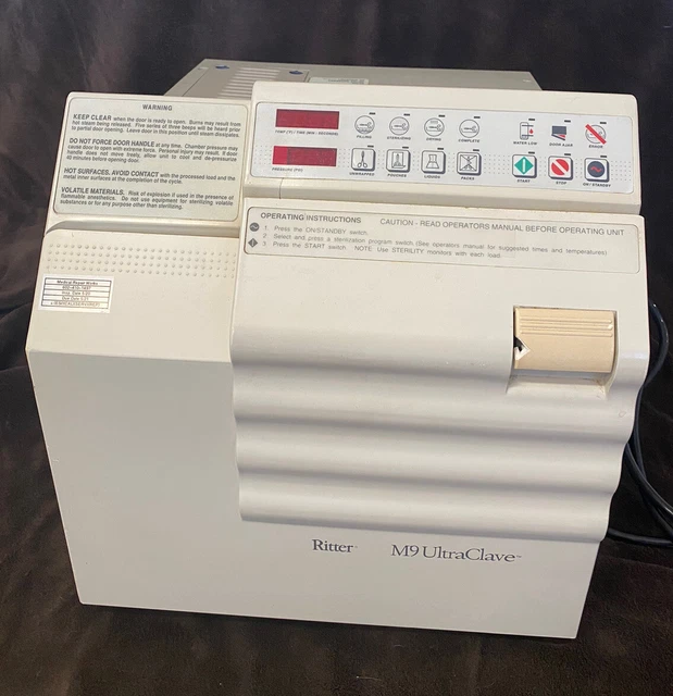 Midmark Ritter M9 Ultraclave Sterilizer Automatic Autoclave- Tested and Working