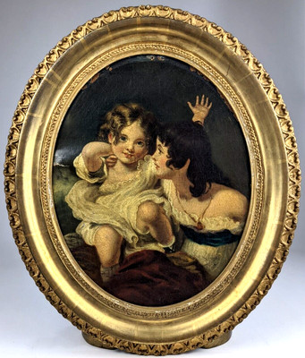After Sir Thomas Lawrence, The Calmady Children, 19th Century Oil Painting