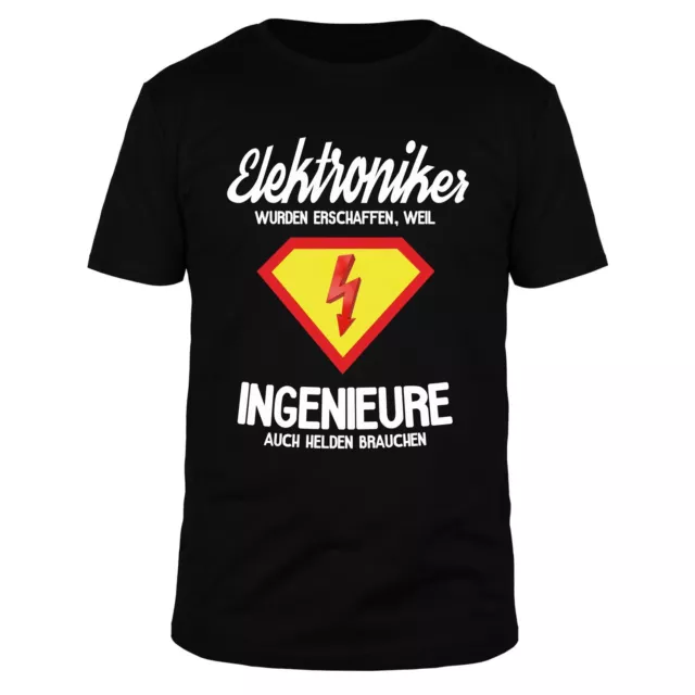 Elektroniker wurden erschaffen Ingenieure Helden Blitz Handwerker Beruf Shirt