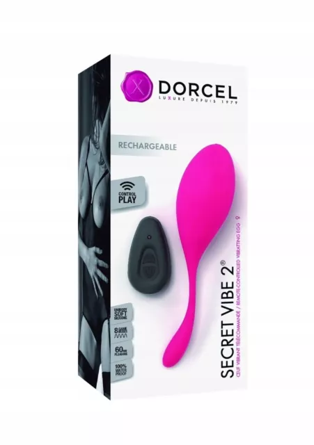 Marc Dorcel Secret Vibe 2 Vibrating Egg G-spot Wireless Mujeres Masajeador...