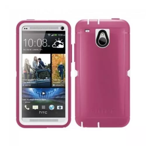 OtterBox Defender Case For HTC One Mini Papaya "Pink" Brand New in Box