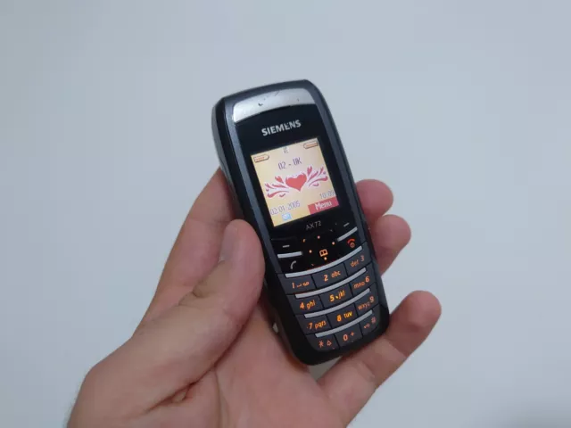 Siemens AX72 Black (Unlocked) Mobile Phone simple basic classic elders retro