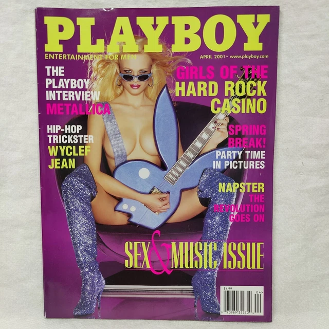 VINTAGE PLAYBOY MAGAZINE April 2001 Excellent Condition Mint