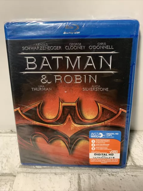 Batman & Robin BLU-RAY Digital HD DVD Sealed NEW