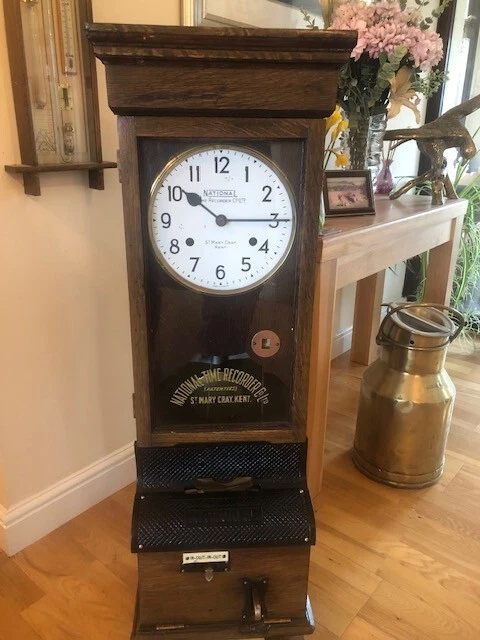 Recprder Express Springtime NATIONAL TIME RECORDER Fully restored Spring wound movement £350.00 ...