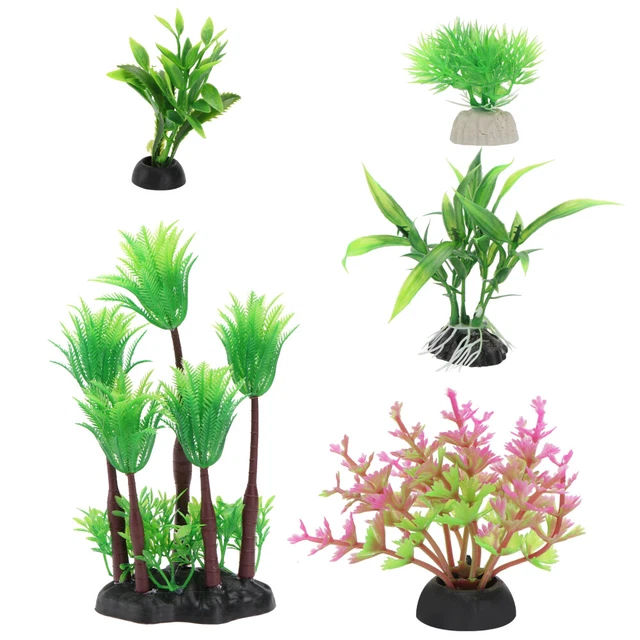 5pcs Tank schmücken Aquarium Künstliche Wasserpflanzen Aquarium