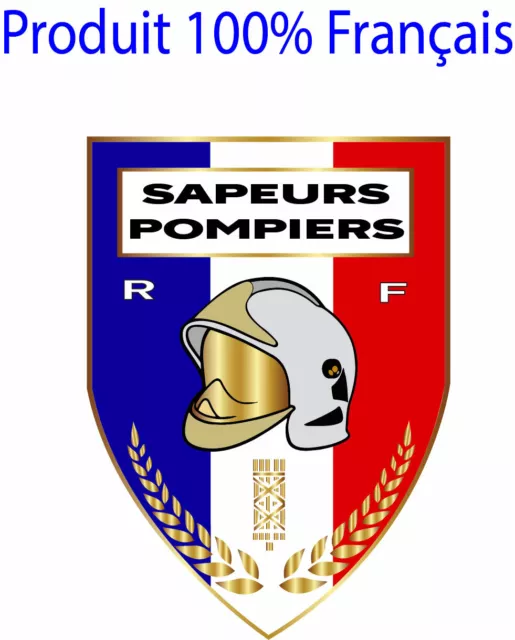 Autocollant SAPEURS POMPIERS SP STICKERS , patch, écusson pare-brise voiture