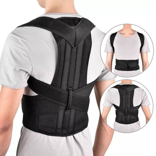 Correcteur de Posture pour colonne lombaire, ceinture renforcée, gilet réglable,