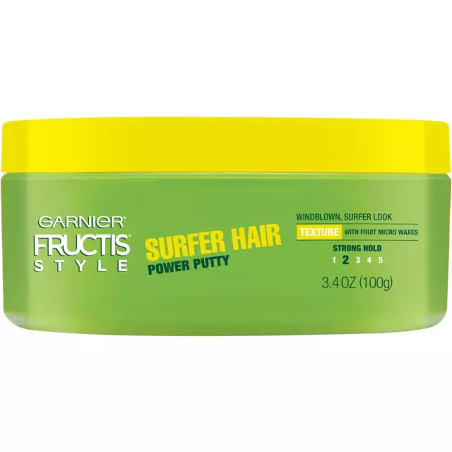 Fructis Style Power Putty Surfer Hair, number 2 Strong Hold, 3.4 Ounces New