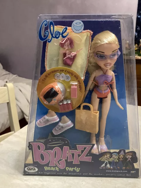 Rarissima bambola Bratz Gig Beach Party Cloe 2003 nuova in box da collezione