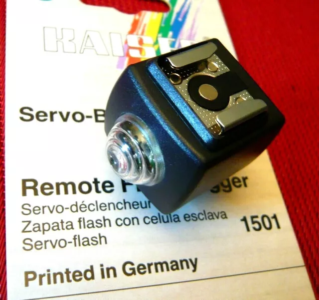 Kaiser  Servo-Blitzausloser.  Remote Flash Trigger 1501.  Made in Germany. New !