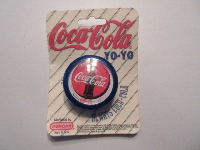 Duncan Toys Coca Cola bottle blue Yo Yo