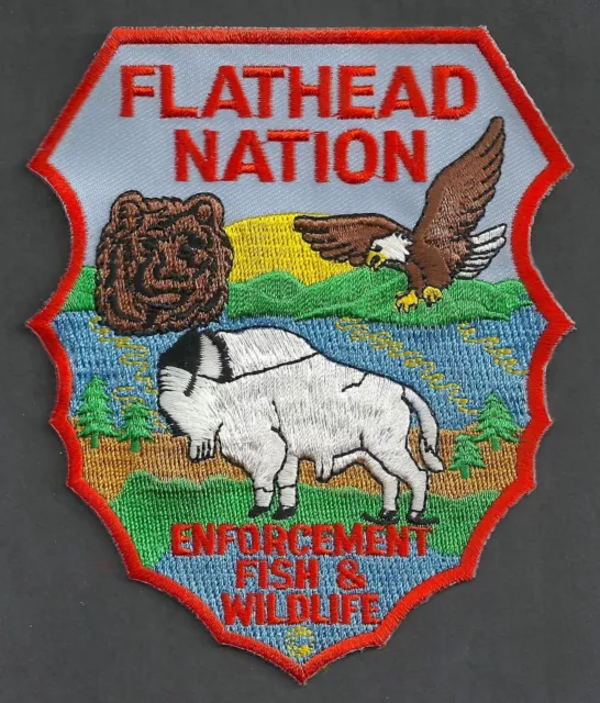 Flathead Nation Montana Tribal Fish & Wildlife Patch