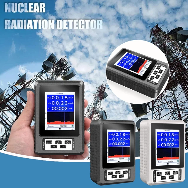 Produktbild von Ciciglow Strahlungsdetektor – Geigerzähler Für Beta-, Gamma- & Röntgenstrahlung, Mit Alarm, Großem 2,8" Display, Tragbar