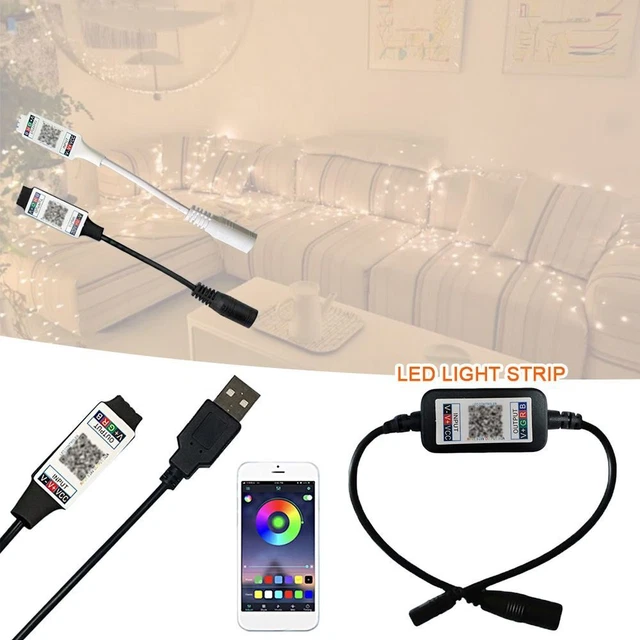 BLUETOOTH ADAPTOR LED Light Strip 5V-24VMini USB controller $12.11 ...