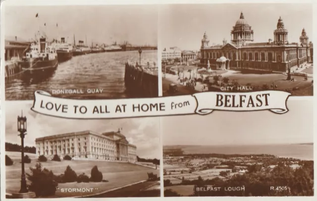 a northern ireland old postcard ulster irish belfast antrim