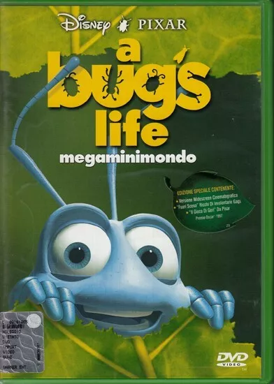 A BUG'S LIFE MEGAMINIMONDO OLOGRAMMA TONDO Dvd ::: COME NUOVO ::: 1^ Ed. WARNER
