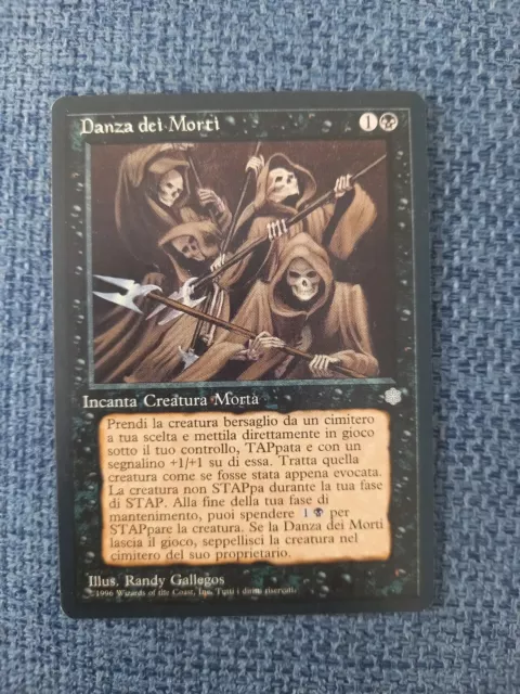 Carta Card MTG MAGIC DANZA DEI MORTI 1996