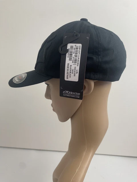 Flexfit Alpinestars Corp Shift 2 Curved Brim Cap L/XL Black 2
