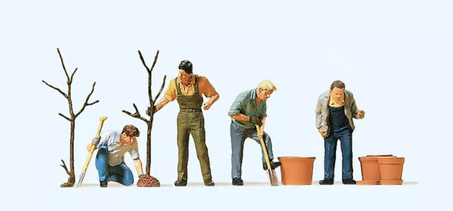 Preiser H0 10466 Figure Set For Plants 1:87