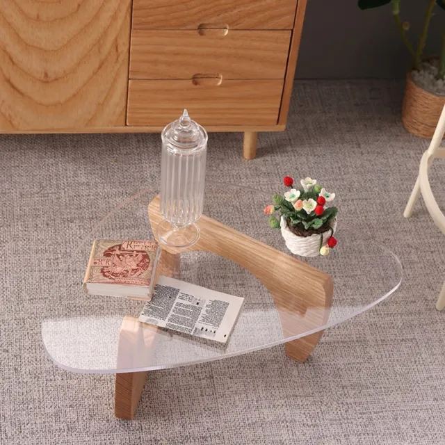 1:6 Dollhouse Miniature Coffee Table End Table Tea Table Furniture Model Decor