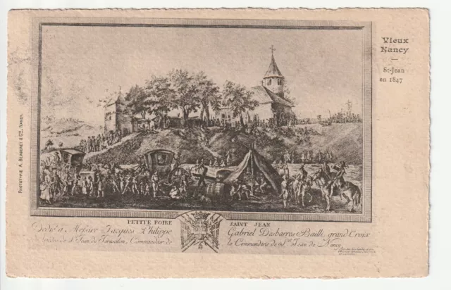 NANCY - CPA 54 - Série le Vieux NANCY - Petite Foire de St Jean en 1847