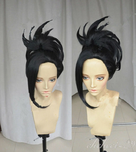 Cosplay My Hero Academia Boku Hiro Momo Yaoyorozu Black cos Wig Synthetic gift