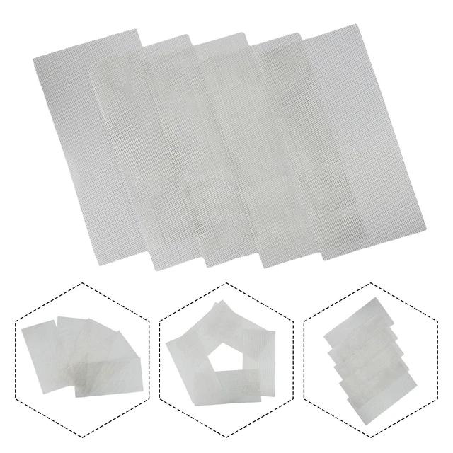 Filets De Réparation Pare-chocs – Lot De 10 – Grillage Métallique 15x20 Cm – Pour Plastique Voiture