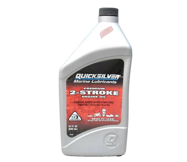 QUICKSILVER MARINE LUBRICANT Premium 2Stroke Engine Oil 32 FL OZ 92