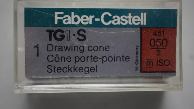 Original Faber-Castell Zeichenkegel  0,50 mm NEU/OVP