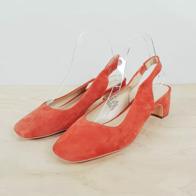 ATMOS&HERE Womens Size US 9 Bobbi Leather Heels Sandals Shoes