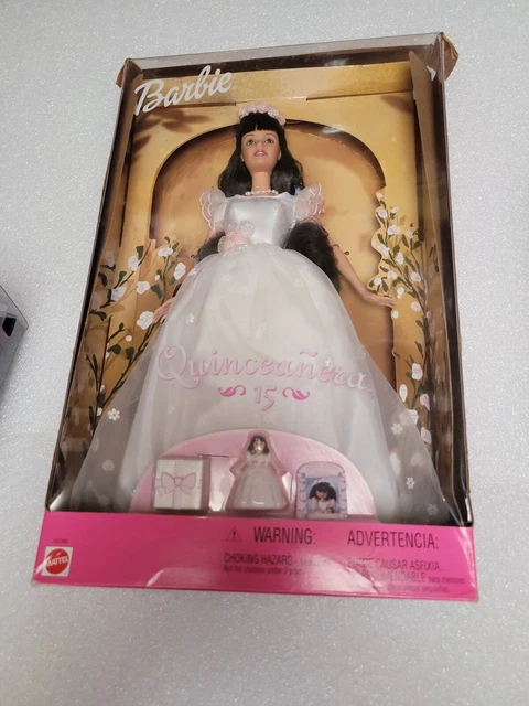2000 Barbie Quinceanera 15 Brunette Mattel 50286 NIB 4+ 2000 Barbie Quinceanera 15 Brunette Mattel 50286 NIB 4+