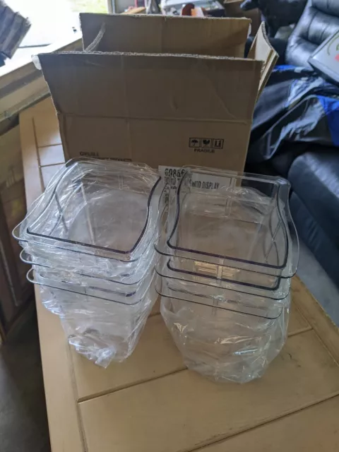 Whole Case Carlisle 6" Wavy Brand New Modular Displayware. Cheap Fast Shipping