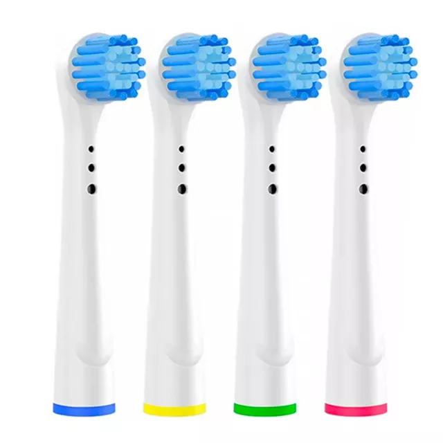 4x Cabezales reemplazo compatibles cepillo de dientes eléctrico de cerdas suaves