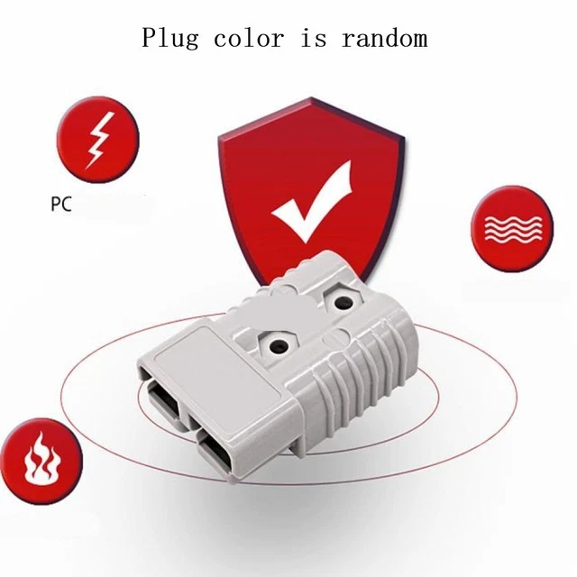 Câble Connecteur Anderson 50A – Prise Vers Borne M8 Pour Charge Batterie