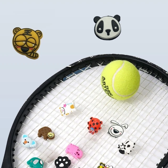CUTE TENNIS RACKET ShockAbsorbing Soft Silicone Racket Dampener for