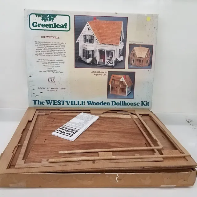 Greenleaf The Westville Wooden Dollhouse Kit IOB