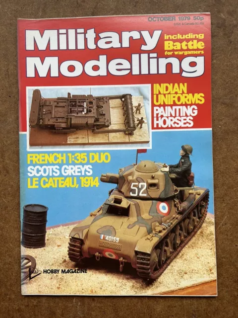 Military Modelling magazine October 1979, vol. 9, no. 10. In excellent condition
