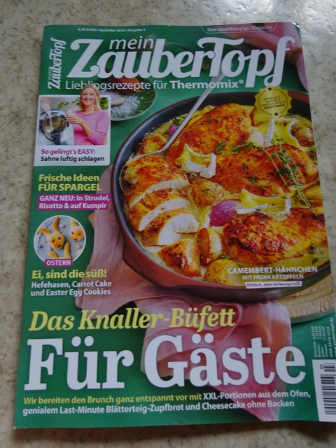 ZEITSCHRIFT & MEIN Zaubertopf Ausgabe 3 April/Mai 2024 EUR 2,00 ...