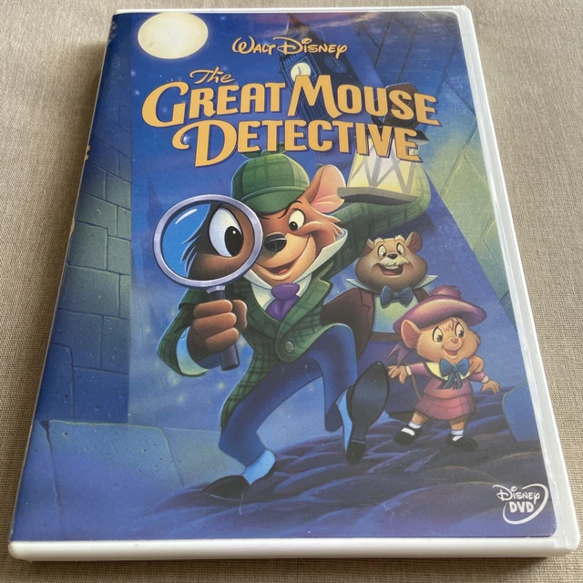 The Great Mouse Detective (DVD, 2002) W/ Insert Walt Disney Sherlock Holmes Anim