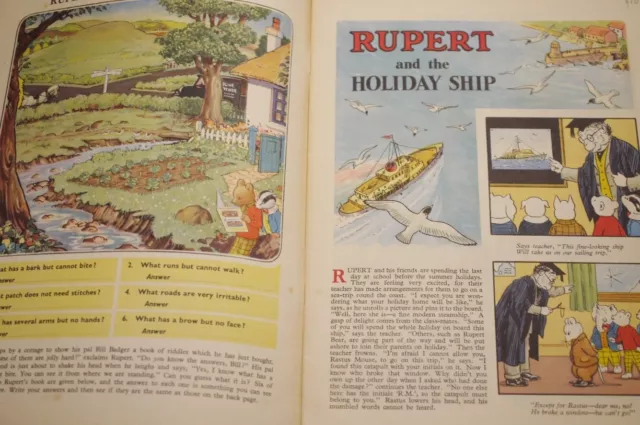 *3 Nice Copies * Rupert The Bear x3 Adventure Series 1953.54 and 55 2