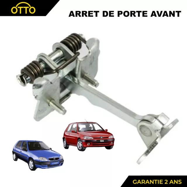 Charnière Porte Avant Gauche/Droite Tirant Limiteur prévu pour 106 & Saxo 9181C2