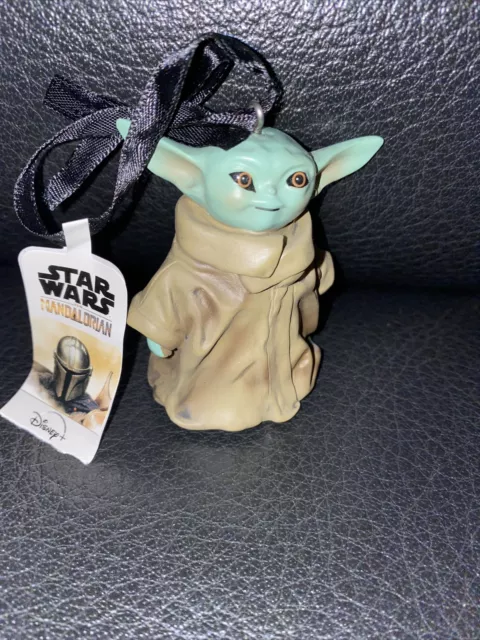 Star Wars Modellino Mandalorian Baby Yoda/Grogu da appendere - Nuovo