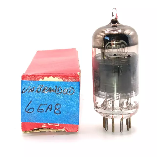 6EA8 Vacuum Tube. Unbranded A Triode-Pentode Tube 6GH8A.