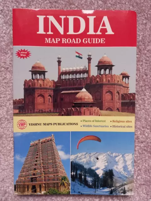 Road Map / Guide to India. Historical, religious sites. Wildlife Sanctuaries.